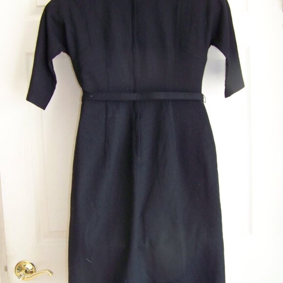 vintage forever young by puritan black midi dress - Picture 2 of 8